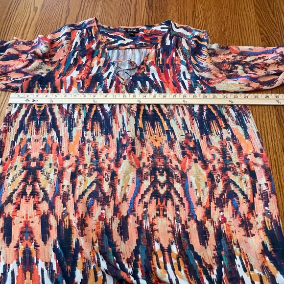 A.N.A Women’s XL Multicolor Long Sleeve Blouse - Picture 7 of 10